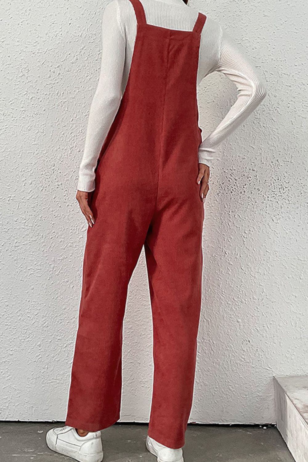 Warm and snug overalls with buttons, great for playing or relaxing.